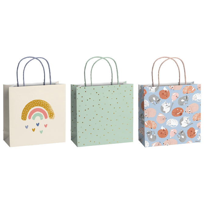 Vrećice ukrasne 20x20x8 cm Baby Stewo 5472 99 sortirano