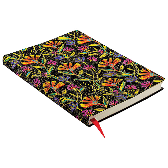 Notes 12x17,5 cm-midi crte  88L bez zatvaranja Wild Flowers Flexis Paperblanks 9738-9