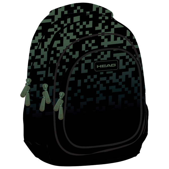 Ruksak školski-notebook anatomski Green Bricks Head 502024118