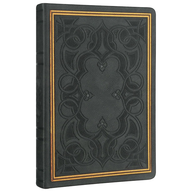 Notes 20,5x14,5 cm crte 160L bez zatvaranja Old Book Marker crni 1178