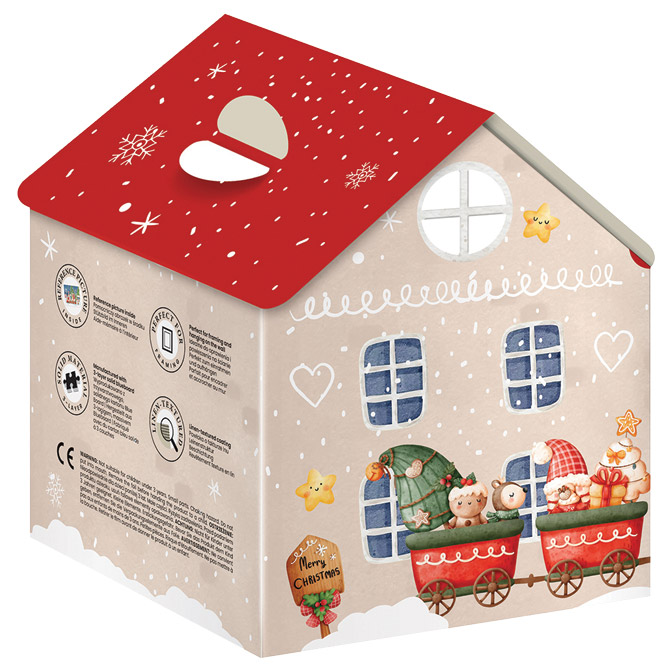 Puzzle 250 kom kućica Christmas 