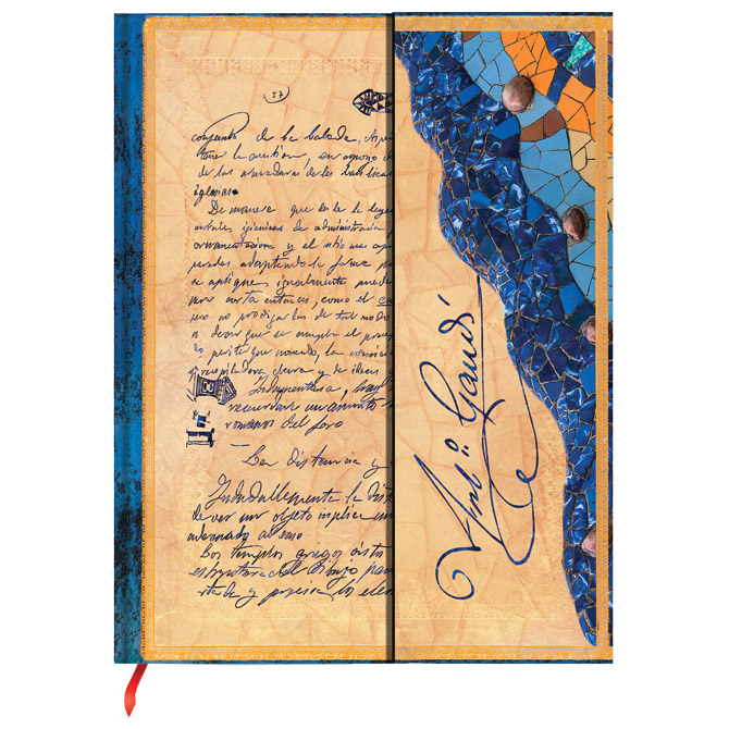 Notes 18x23 cm-ultra crte 72L magnet Gaudi The Manuscript of Reus Paperblanks PB9778-5