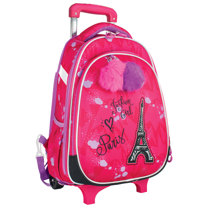 Ruksak školski s kotačićima XT Paris Fashion Girl 25.Connect