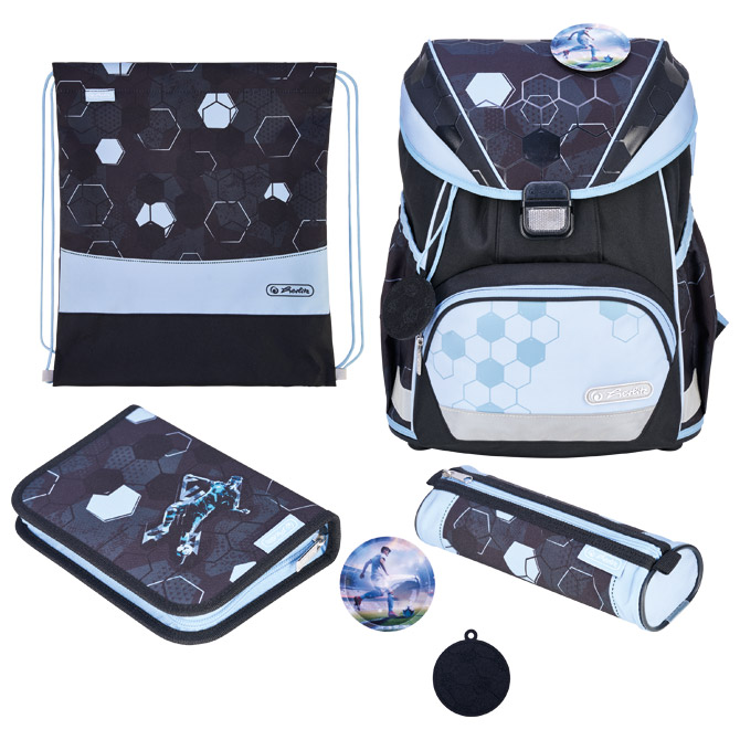 Torba školska anatomska 4/1 Ultralight Plus XL Cyber Soccer Herlitz 50048946