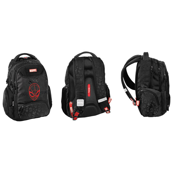 Ruksak školski anatomski Spiderman Beuniq SP25NN-2908 crn