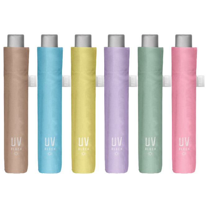 Kišobran ručni sklopivi Extra Slim UV50+Time Perletti 26409 sortirano