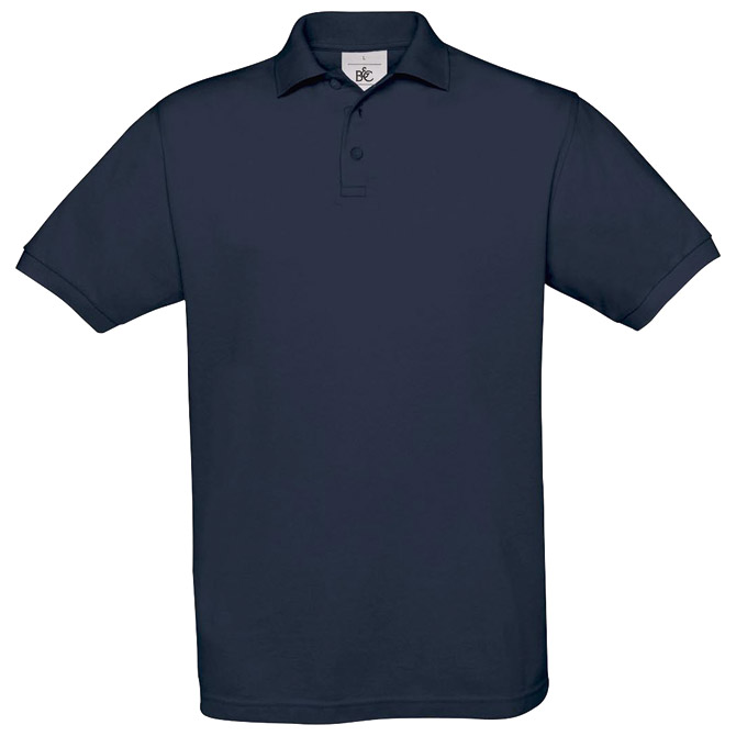 Majica kratki rukavi B&C Safran Polo 180g tamno plava 3XL