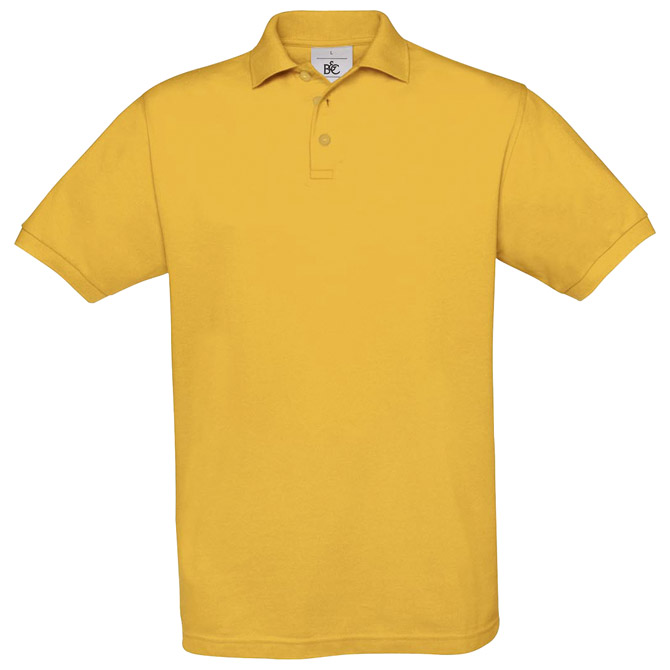 Majica kratki rukavi B&C Safran Polo 180g zlatna žuta XL
