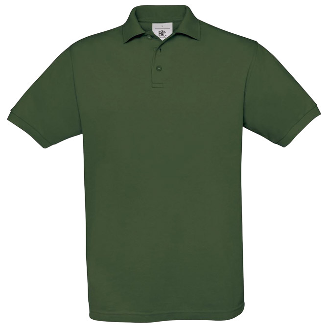 Majica kratki rukavi B&C Safran Polo 180g tamno zelena L