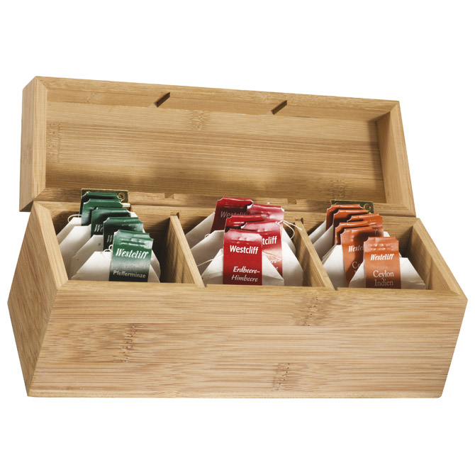 Kutija za čaj od bambusa