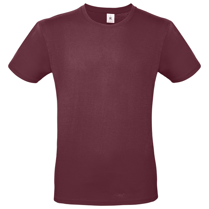 Majica kratki rukavi B&C #E150 bordo 3XL