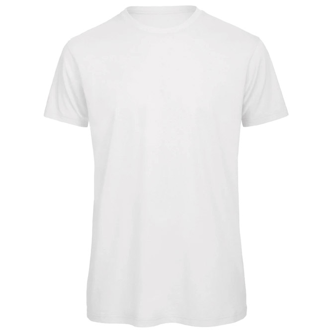 Majica kratki rukavi B&C Inspire Slub T/men bijela L!!